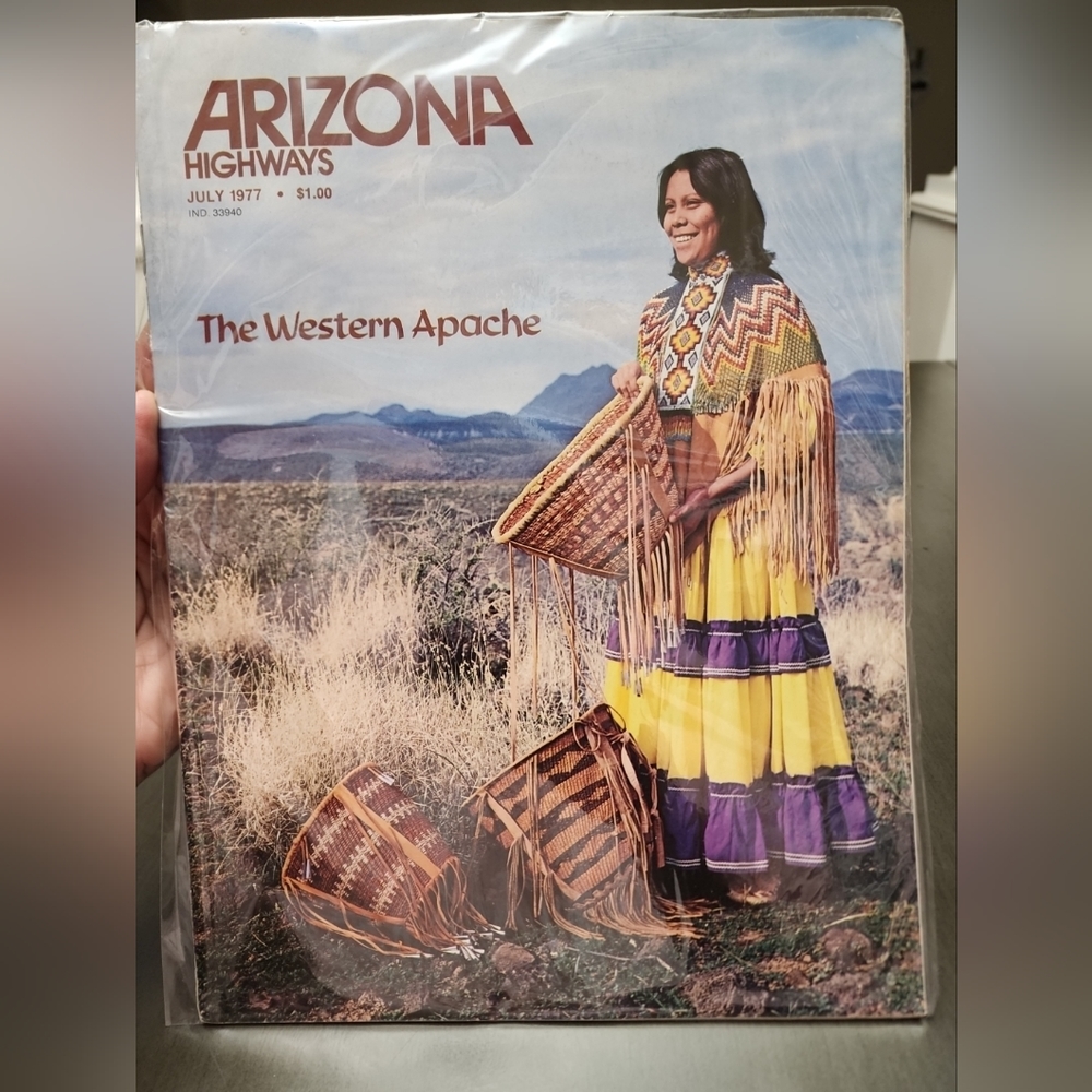 Arizona Highways Magazine July 1977  Lifestyle of the Apache- Southwest Travel